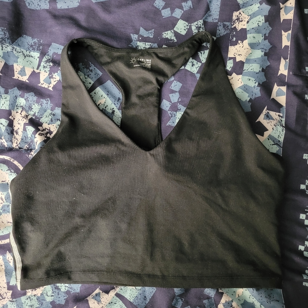 Black Aerie Sports Bra